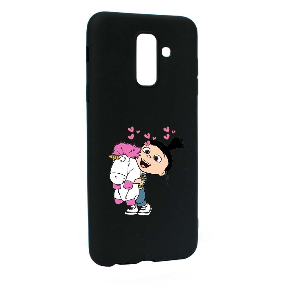 Husa de protectie Despicable Me, Agnes pentru Samsung Galaxy A6 PLUS / Galaxy J8 2018, rezistenta la uzura, anti-alunecare, din silicon Premium, B217