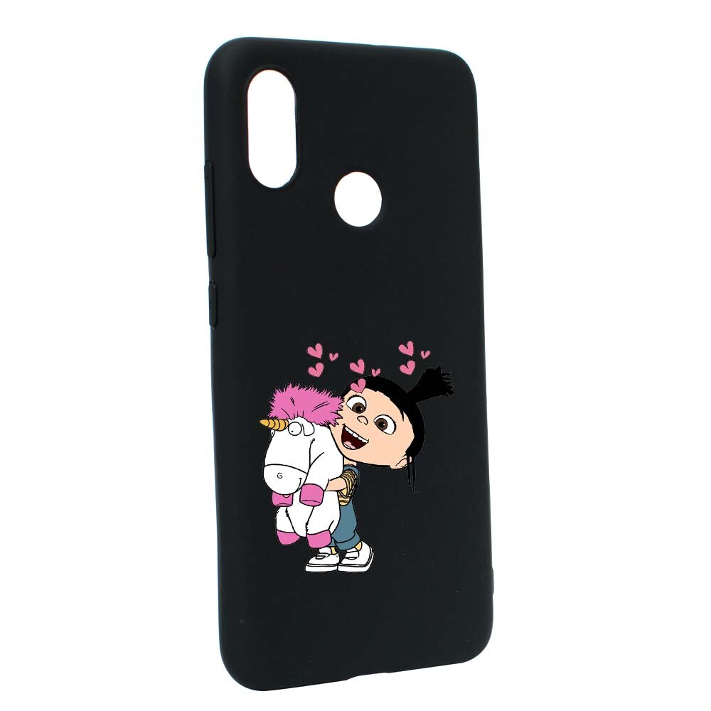 Husa de protectie Despicable Me, Agnes pentru Xiaomi Mi 8, rezistenta la uzura, anti-alunecare, din silicon Premium, B217