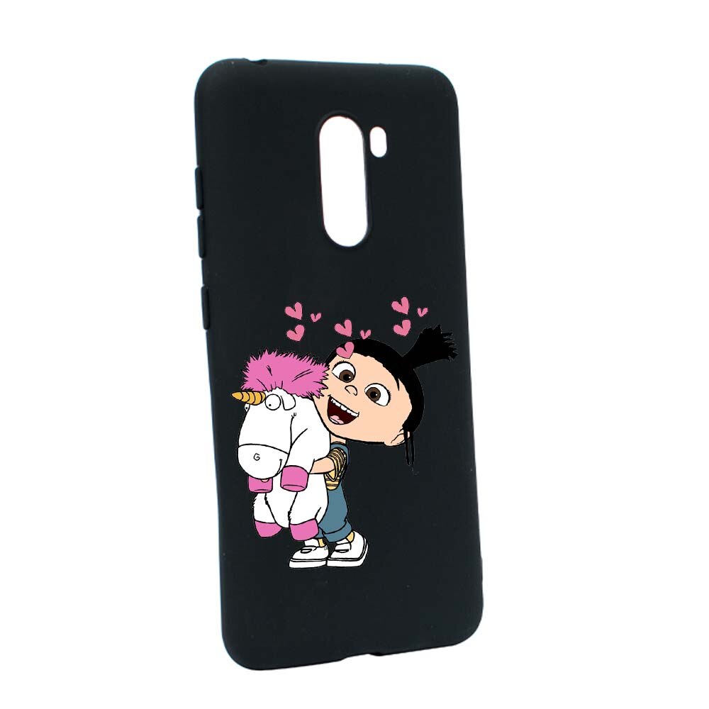 Husa de protectie Despicable Me, Agnes pentru Xiaomi PocoPhone F1, rezistenta la uzura, anti-alunecare, din silicon Premium, B217