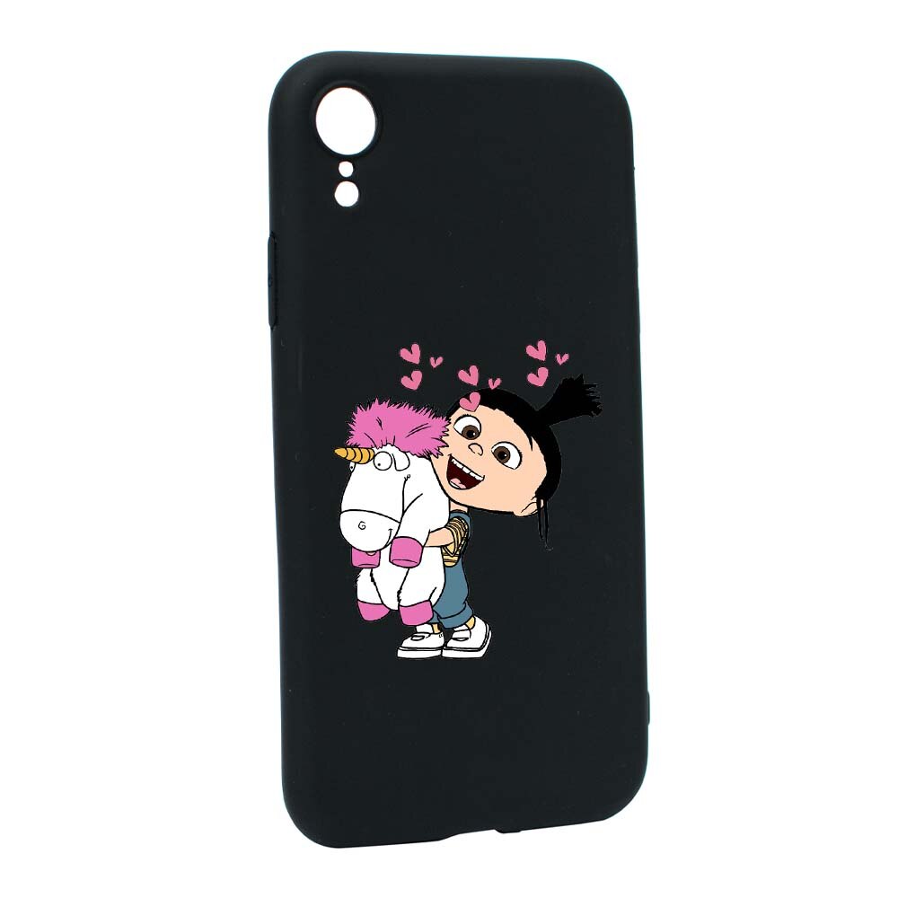 Husa de protectie Despicable Me, Agnes pentru Apple iPhone XR, rezistenta la uzura, anti-alunecare, din silicon Premium, B217