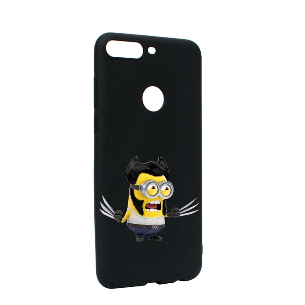 Husa de protectie Minion X-Men pentru Huawei Y7 2018 / Y7 Prime 2018, rezistenta la uzura, anti-alunecare, din silicon Premium, B218