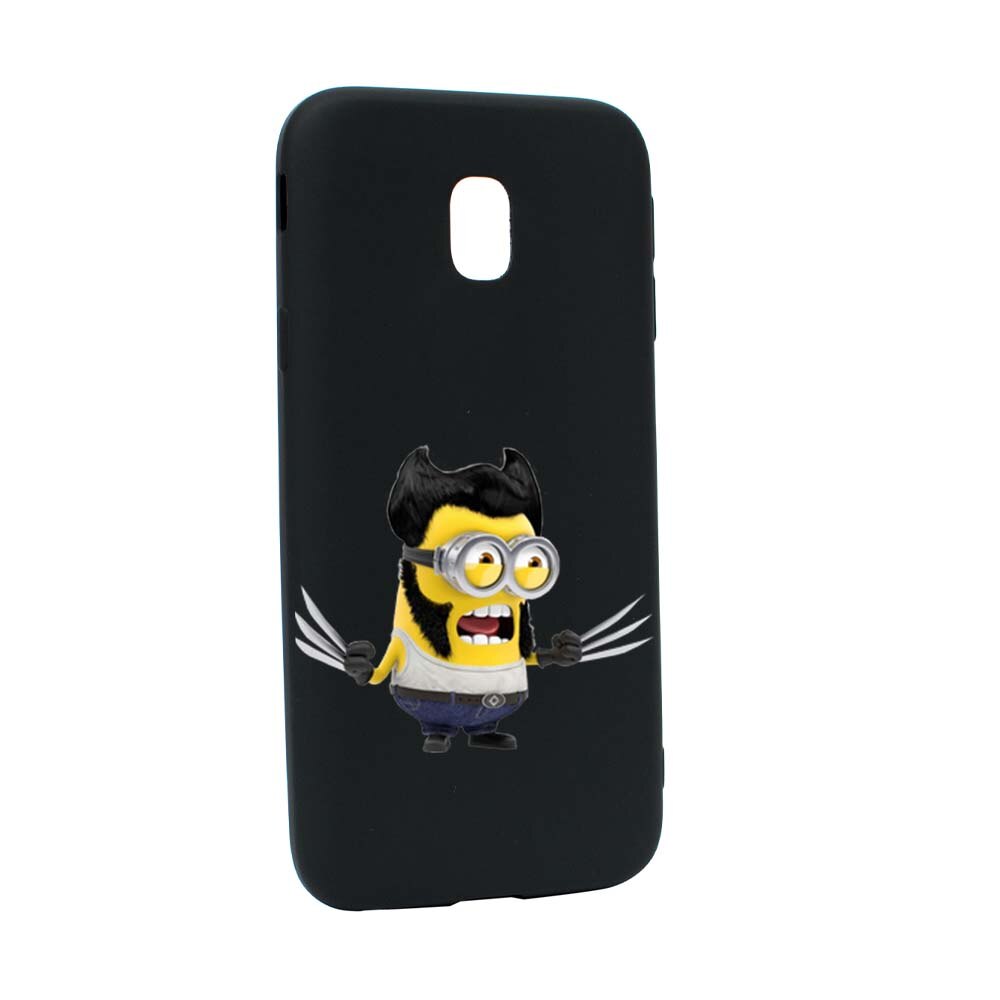 Husa de protectie Minion X-Men pentru Samsung Galaxy J7 2017, rezistenta la uzura, anti-alunecare, din silicon Premium, B218