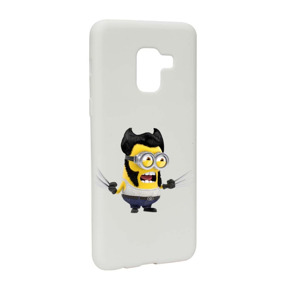 Husa de protectie Minion X-Men pentru Samsung Galaxy A5 2018, rezistenta la uzura, anti-alunecare, din silicon Premium, W218