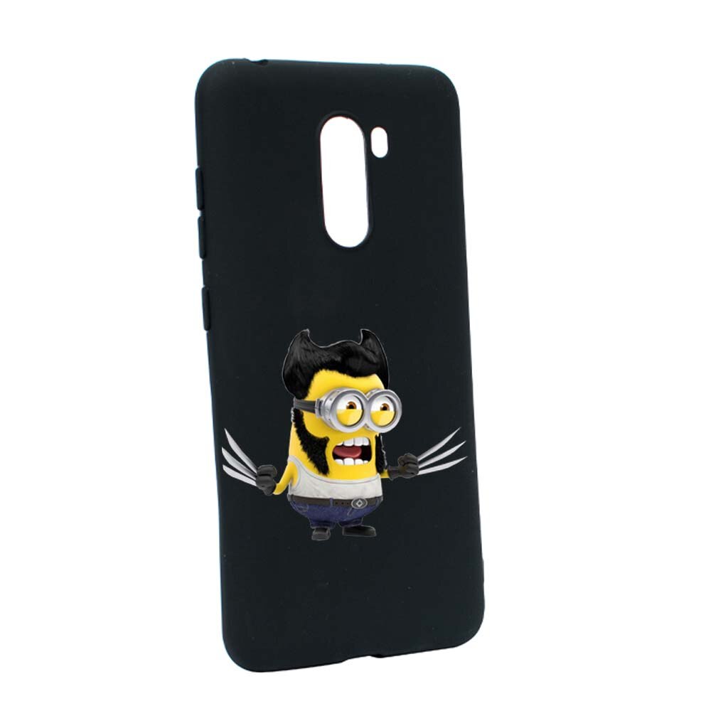 Husa de protectie Minion X-Men pentru Xiaomi PocoPhone F1, rezistenta la uzura, anti-alunecare, din silicon Premium, B218