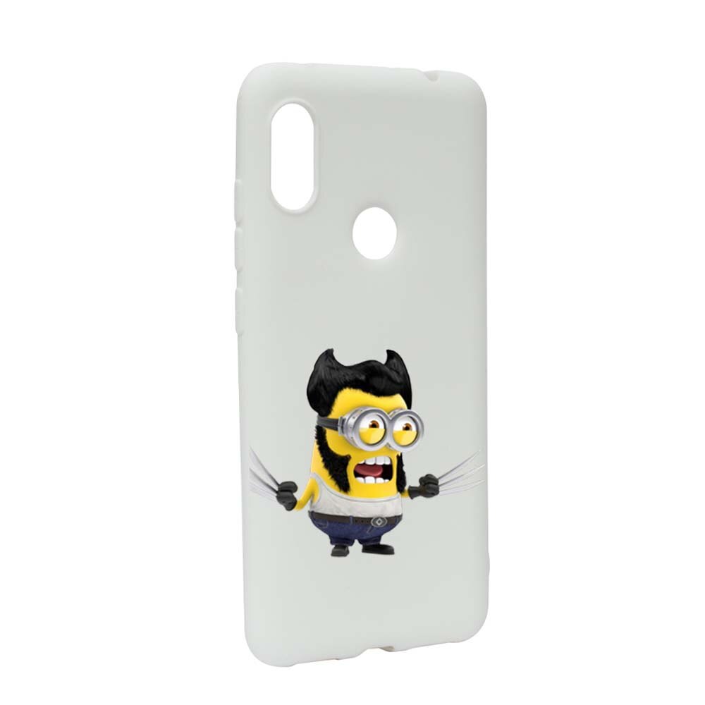 Husa de protectie Minion X-Men pentru Xiaomi Redmi Note 5 Pro, rezistenta la uzura, anti-alunecare, din silicon Premium, W218