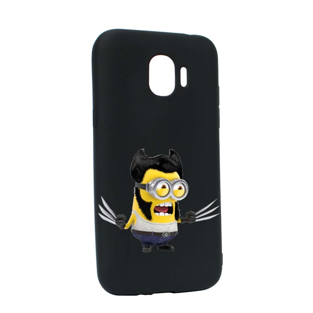 Husa de protectie Minion X-Men pentru Samsung Galaxy J4 2018, rezistenta la uzura, anti-alunecare, din silicon Premium, B218