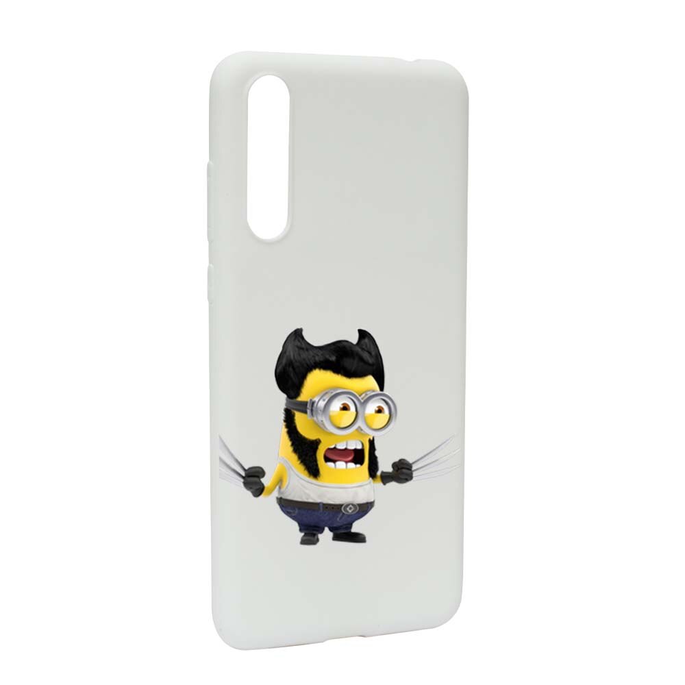 Husa de protectie Minion X-Men pentru Huawei P20, rezistenta la uzura, anti-alunecare, din silicon Premium, W218