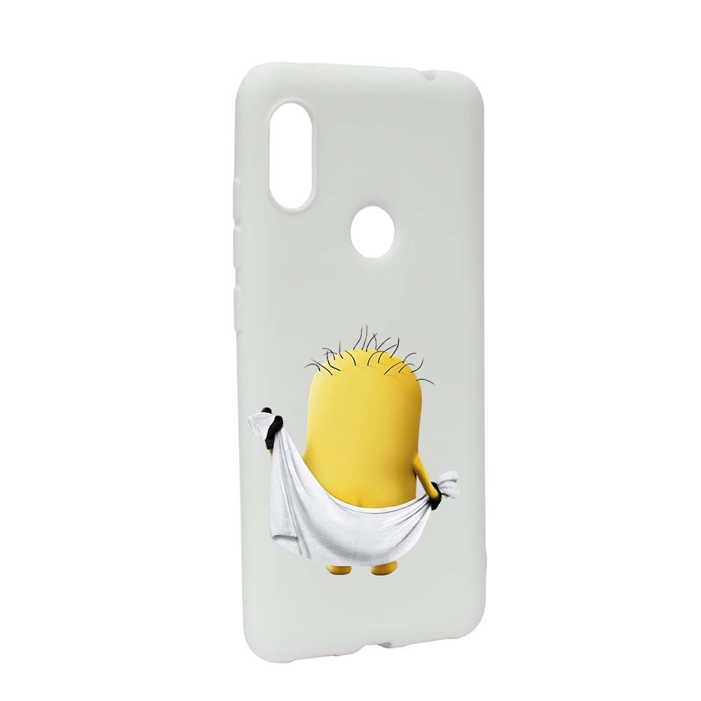 Husa de protectie Cartoon, Minion pentru Xiaomi Mi Mix 2S, rezistenta la uzura, anti-alunecare, din silicon Premium, W219