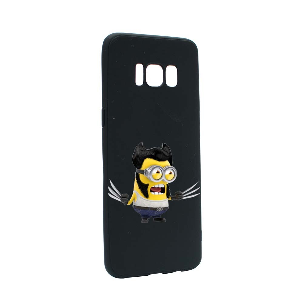 Husa de protectie Minion X-Men pentru Samsung Galaxy S8, rezistenta la uzura, anti-alunecare, din silicon Premium, B218