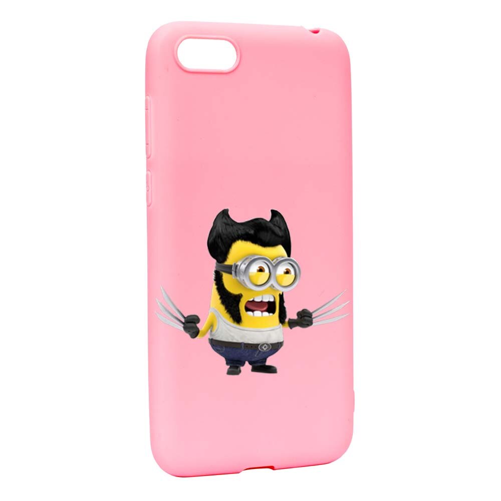 Husa de protectie Minion X-Men pentru Apple iPhone 6 / 6S, rezistenta la uzura, anti-alunecare, din silicon Premium, P218