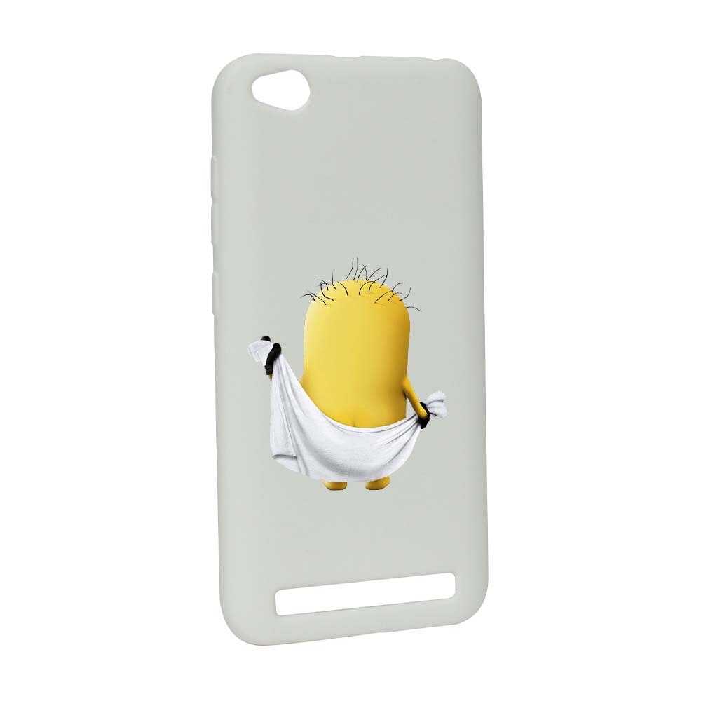 Husa de protectie Cartoon, Minion pentru Xiaomi Redmi 5A, rezistenta la uzura, anti-alunecare, din silicon Premium, W219