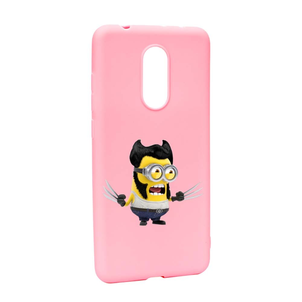 Husa de protectie Minion X-Men pentru Xiaomi Redmi Note 5 / Redmi 5 Plus, rezistenta la uzura, anti-alunecare, din silicon Premium, P218