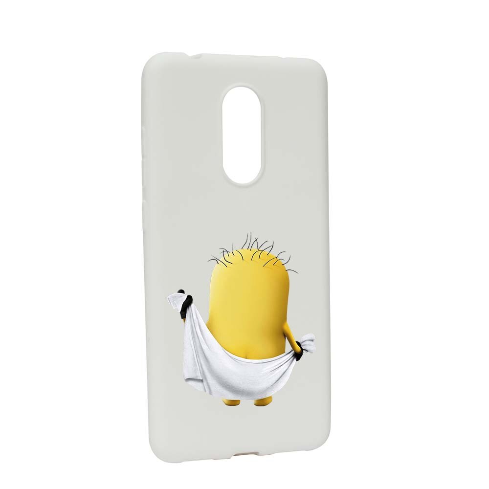 Husa de protectie Cartoon, Minion pentru Xiaomi Redmi Note 5 / Redmi 5 Plus, rezistenta la uzura, anti-alunecare, din silicon Premium, W219