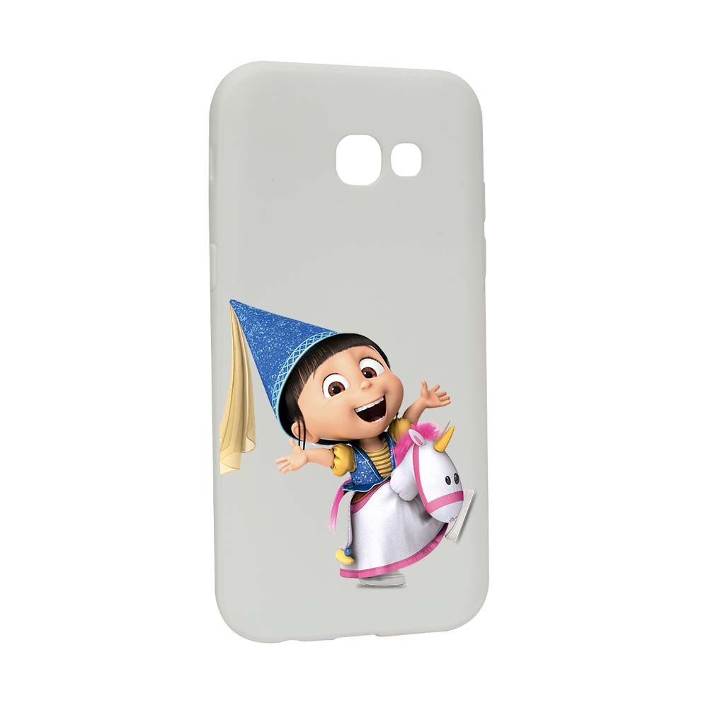 Husa de protectie Despicable Me, Agnes pentru Samsung Galaxy A3 2017, rezistenta la uzura, anti-alunecare, din silicon Premium, W220