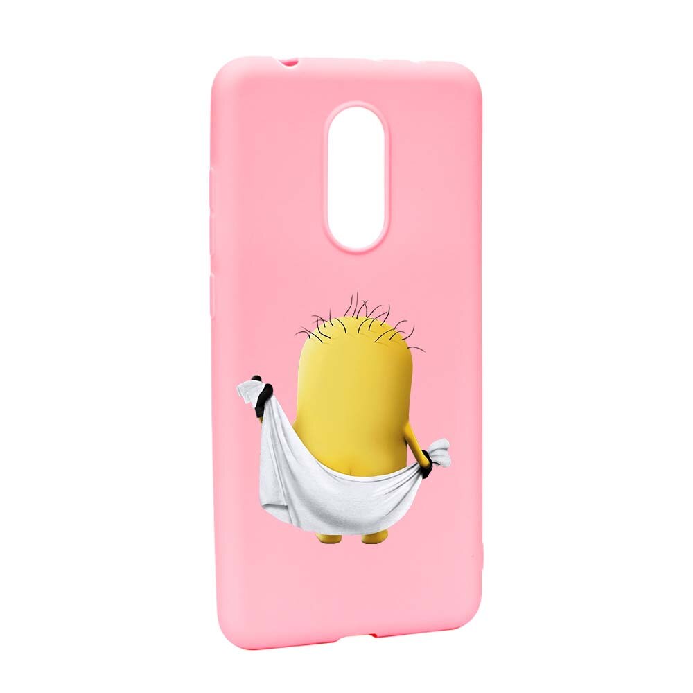 Husa de protectie Cartoon, Minion pentru Xiaomi Redmi Note 5 / Redmi 5 Plus, rezistenta la uzura, anti-alunecare, din silicon Premium, P219