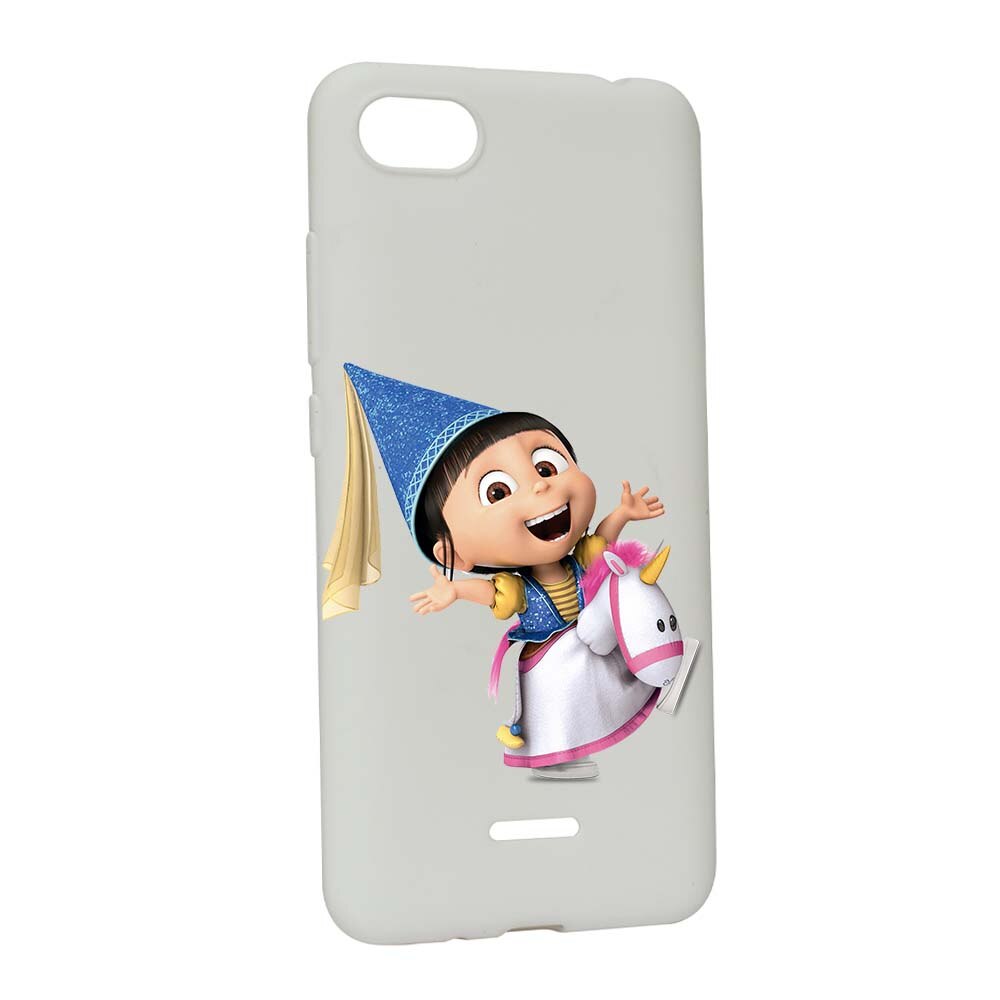 Husa de protectie Despicable Me, Agnes pentru Xiaomi Redmi 6A, rezistenta la uzura, anti-alunecare, din silicon Premium, W220