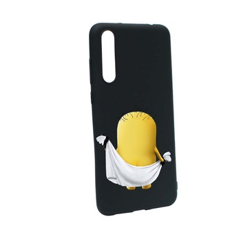 Husa de protectie Cartoon, Minion pentru Huawei P20 Pro, rezistenta la uzura, anti-alunecare, din silicon Premium, B219 Husa de protectie Cartoon, Minion pentru Huawei P20 Pro, rezistenta la uzura, anti-alunecare, din silicon Premium, B219