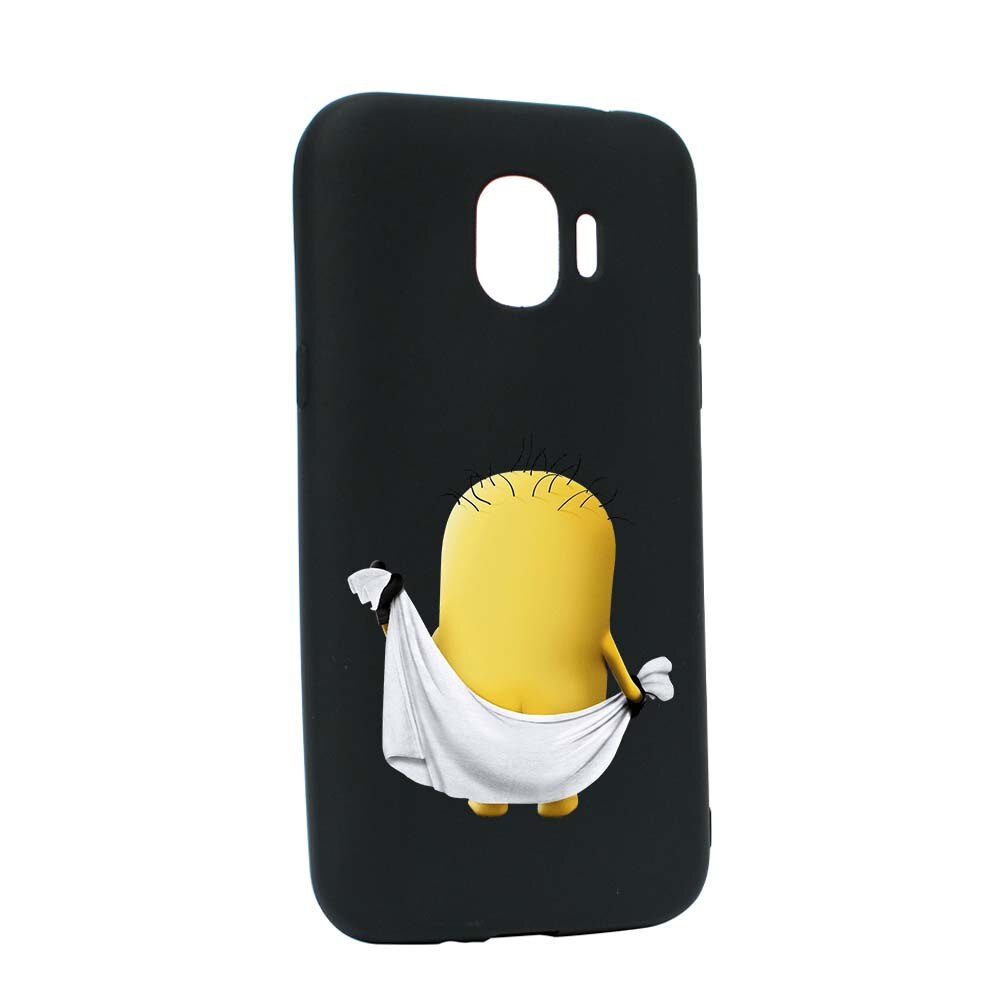 Husa de protectie Cartoon, Minion pentru Samsung Galaxy J2 Pro 2018 / J2 2018 / Grand Prime Pro, rezistenta la uzura, anti-alunecare, din silicon Premium, B219
