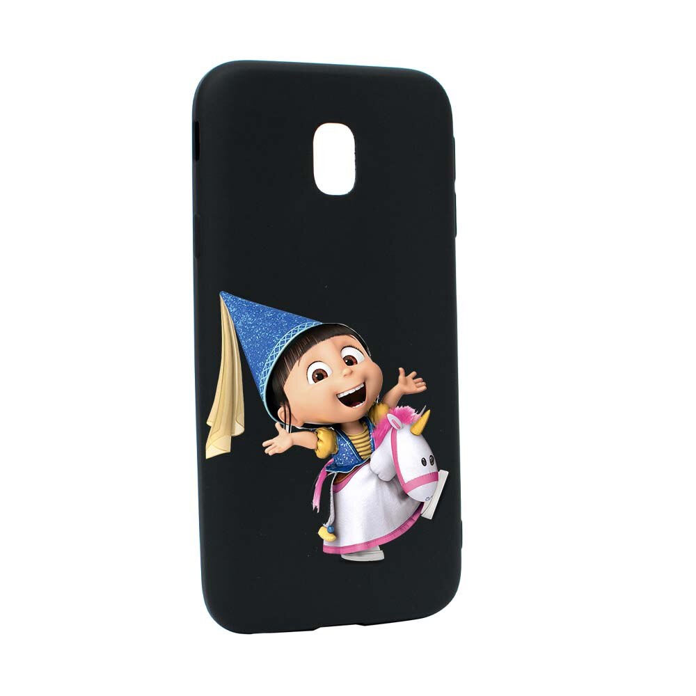 Husa de protectie Despicable Me, Agnes pentru Samsung Galaxy J3 2018, rezistenta la uzura, anti-alunecare, din silicon Premium, B220