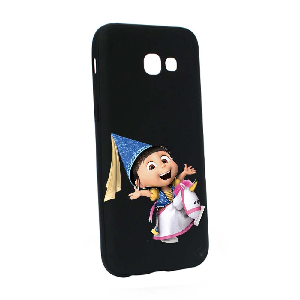 Husa de protectie Despicable Me, Agnes pentru Samsung Galaxy A3 2017, rezistenta la uzura, anti-alunecare, din silicon Premium, B220