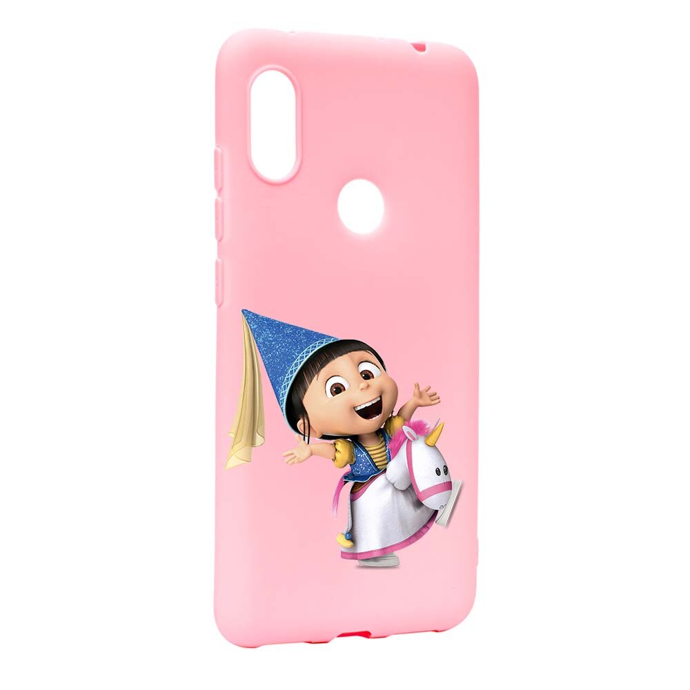 Husa de protectie Despicable Me, Agnes pentru Xiaomi Redmi Note 6 Pro, rezistenta la uzura, anti-alunecare, din silicon Premium, P220