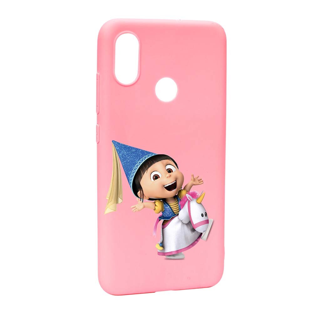 Husa de protectie Despicable Me, Agnes pentru Xiaomi Mi A2 / Mi 6X, rezistenta la uzura, anti-alunecare, din silicon Premium, P220