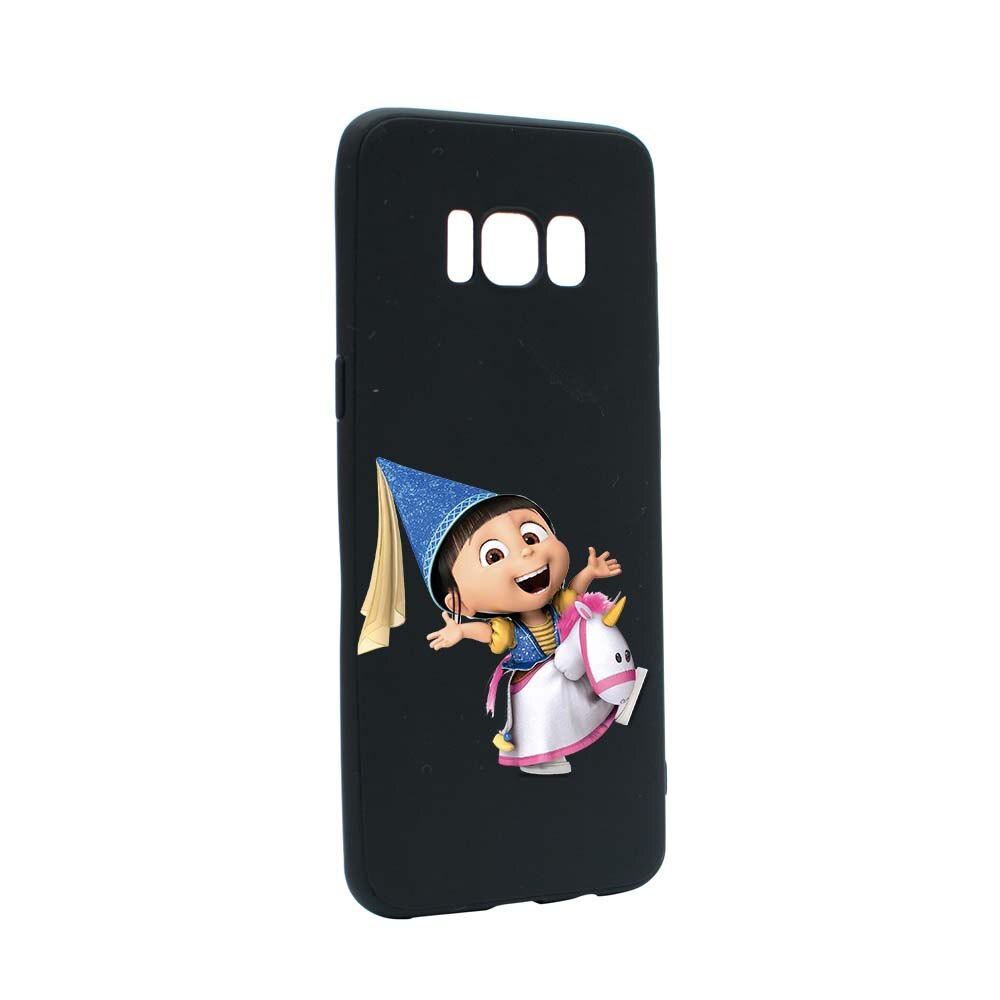 Husa de protectie Despicable Me, Agnes pentru Samsung Galaxy S8 Plus, rezistenta la uzura, anti-alunecare, din silicon Premium, B220
