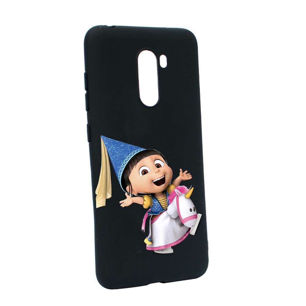 Husa de protectie Despicable Me, Agnes pentru Xiaomi PocoPhone F1, rezistenta la uzura, anti-alunecare, din silicon Premium, B220