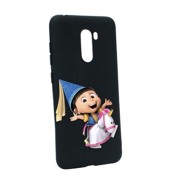 Husa de protectie Despicable Me, Agnes pentru Xiaomi PocoPhone F1, rezistenta la uzura, anti-alunecare, din silicon Premium, B220 Husa de protectie Despicable Me, Agnes pentru Xiaomi PocoPhone F1, rezistenta la uzura, anti-alunecare, din silicon Premium, B220