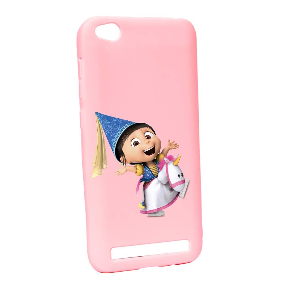Husa de protectie Despicable Me, Agnes pentru Xiaomi Redmi 5A, rezistenta la uzura, anti-alunecare, din silicon Premium, P220