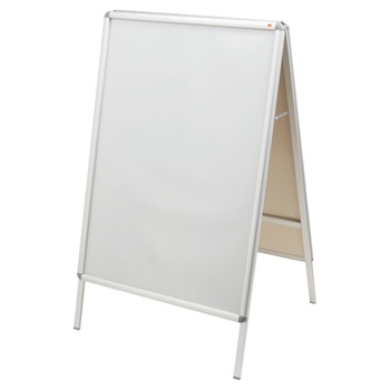 Suport NOBO rama cu clip, in forma de A, aluminiu, A0 Suport NOBO rama cu clip, in forma de A, aluminiu, A0