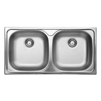 Chiuveta bucatarie din inox cu 2 cuve XYLO ZEX 3203, dreptunghiulara, finisaj mat Chiuveta bucatarie din inox cu 2 cuve XYLO ZEX 3203, dreptunghiulara, finisaj mat