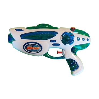 Pistol cu apa de jucarie Vision 25 cm, alb/albastru Pistol cu apa de jucarie Vision 25 cm, alb/albastru