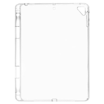 Husa silicon Bibilel high quality cu spatiu pentru pix pentru Apple iPad Pro 12.9 (2018), Transparent, BBL855 Husa silicon Bibilel high quality cu spatiu pentru pix pentru Apple iPad Pro 12.9 (2018), Transparent, BBL855