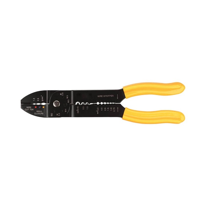 Cleste pentru sertizat conectori 1.5 - 6mm2, lungime 230mm, 32D410, Topex