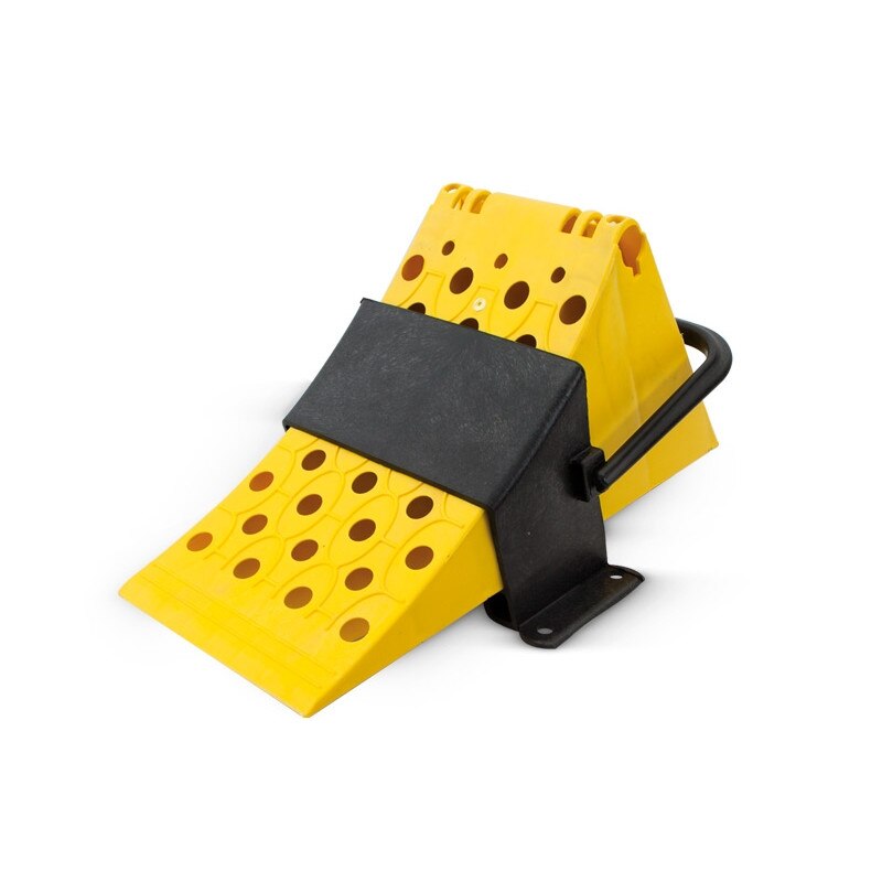 Cala blocare roata iMK, Din plastic, Suport inclus, 49 cm lungime