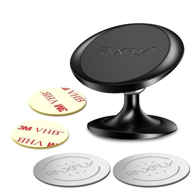 Suport Stand Adeziv 360° Negru Pentru Telefon iPhone/Huawei/Xiaomi/Samsung/Sony
