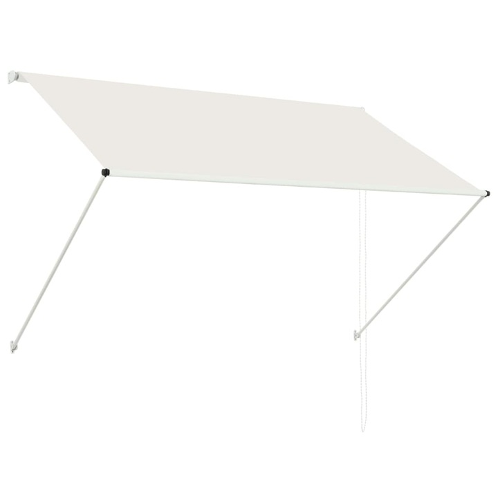vidaXL feltekerhető krémszínű napellenző 200 x 150 cm