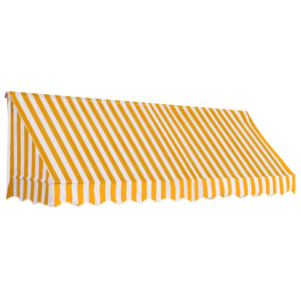 Copertina de bistro, portocaliu si alb, 300 x 120 cm 143729