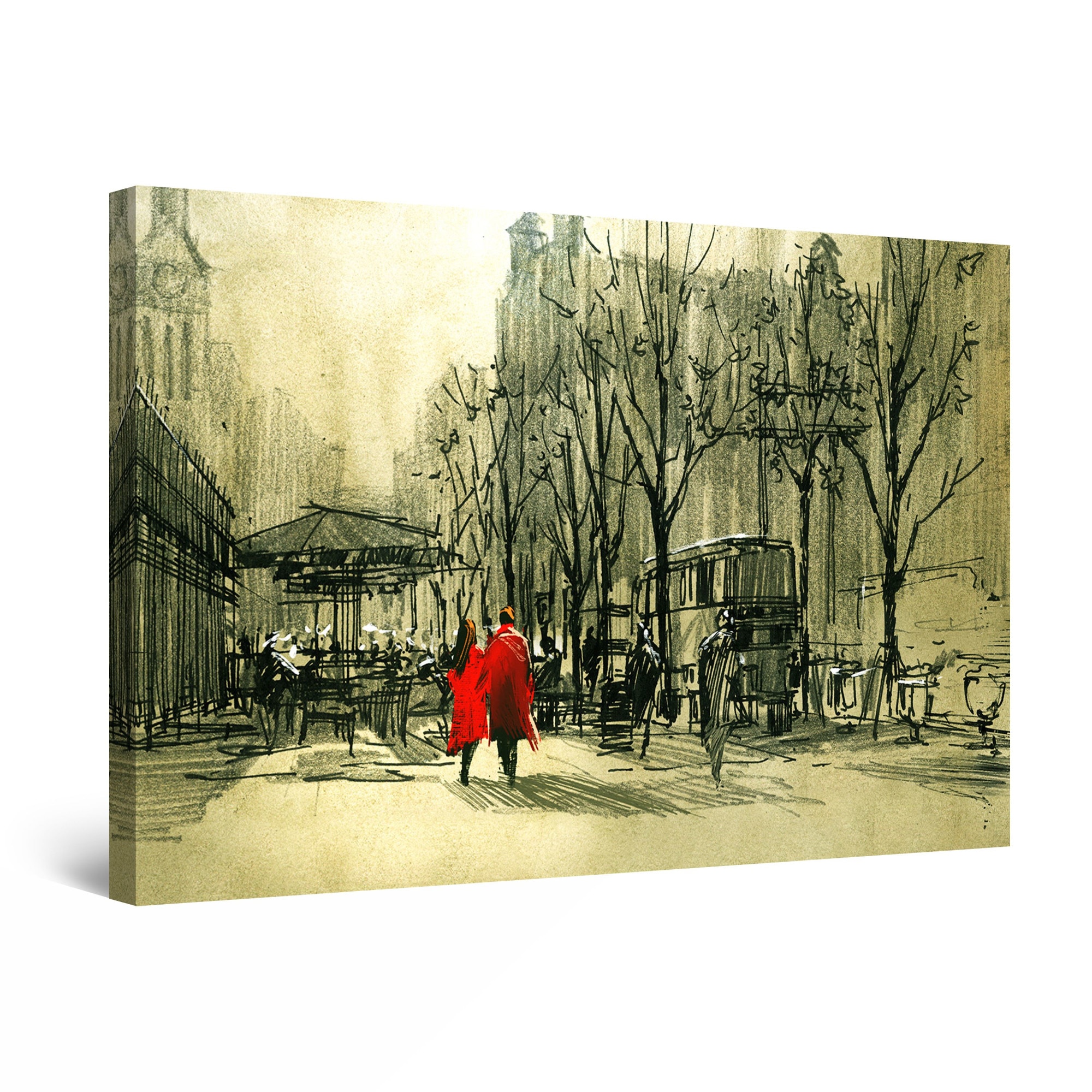 Tablou DualView Startonight Dracula viziteaza Londra, luminos in intuneric, 30 cm x 20 cm