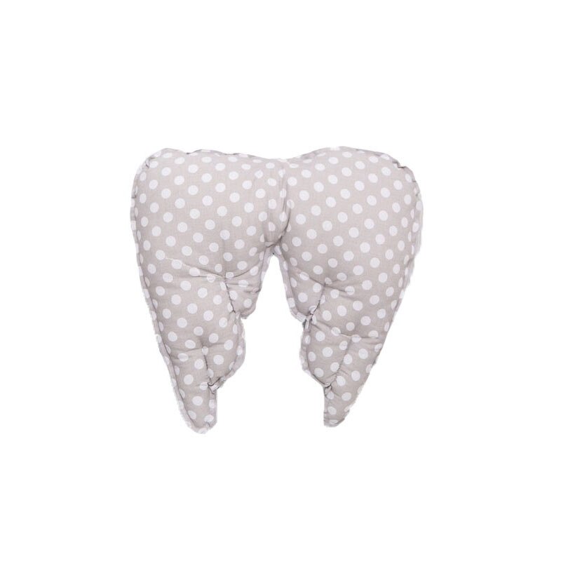 Perna decorativa aripi 40 x 40 cm Belisima P01-729G-1, Gri