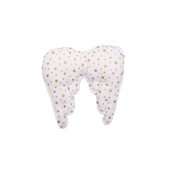 Perna decorativa aripi 40 x 40 cm Belisima P01-729A3, Alb Perna decorativa aripi 40 x 40 cm Belisima P01-729A3, Alb