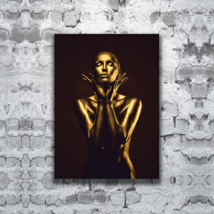Картина на платно Canvas Gold Woman, 70 x 100 cm