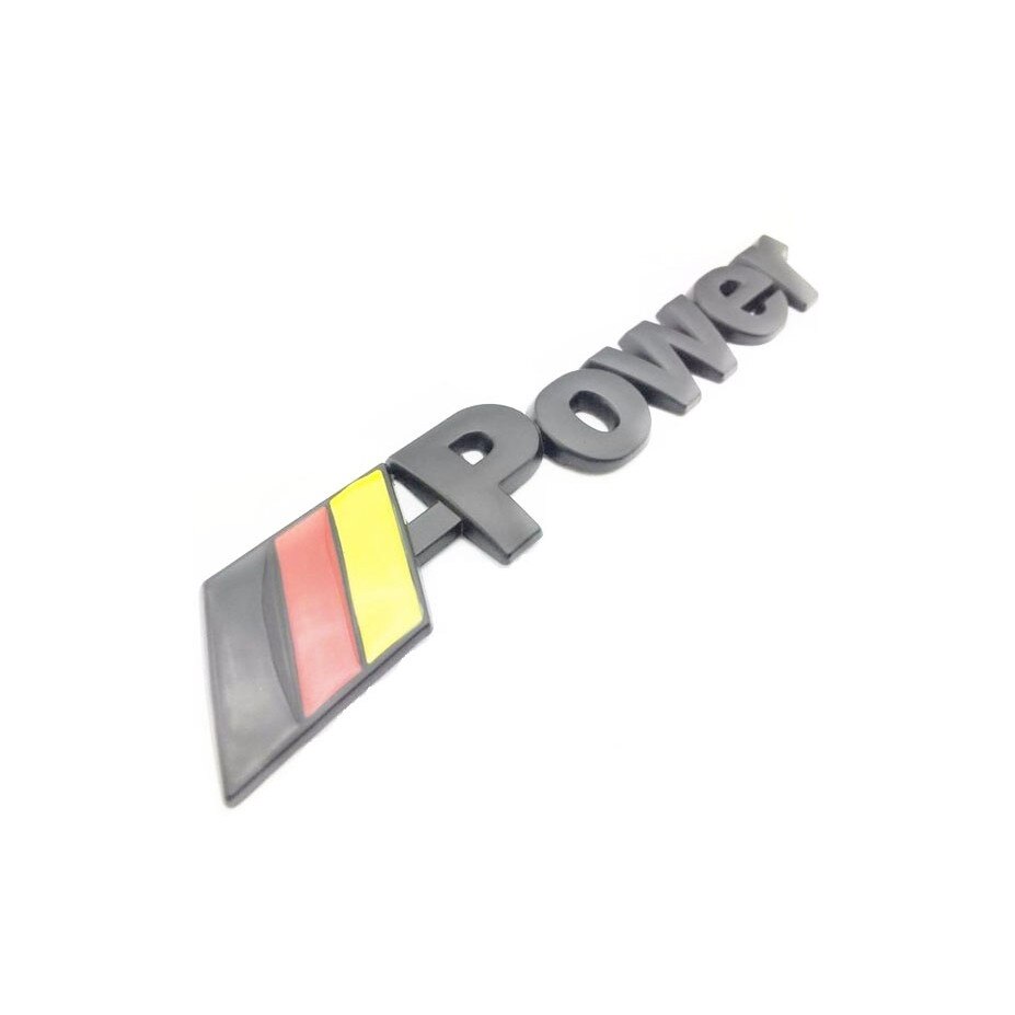 Ornament auto, Logo 3D M-Power Negru