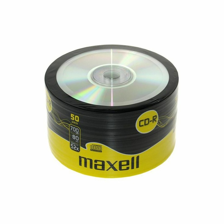 CD-R80 MAXELL, 700MB, 52x, 50 buc