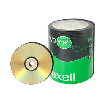 DVD+R MAXELL, 4,7 GB, 16x, 100 buc DVD+R MAXELL, 4,7 GB, 16x, 100 buc