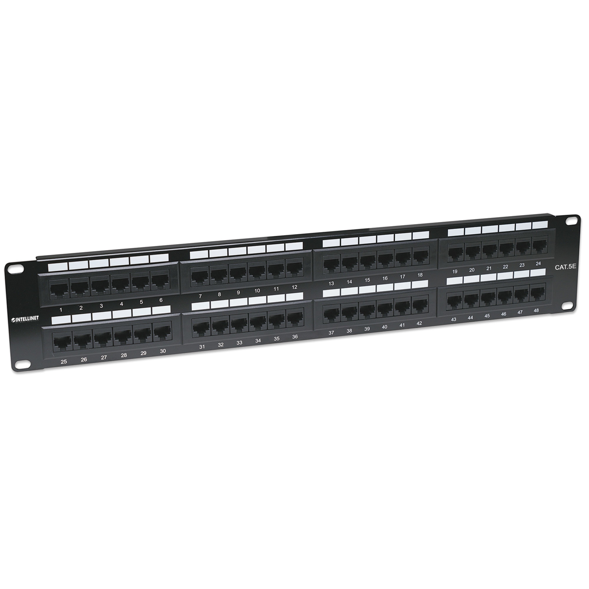 Panou patch panel Intellinet 513579, UTP, Cat5e, 48 x port RJ45, 19