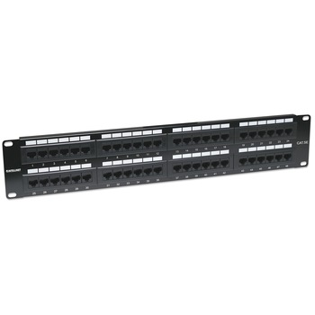 Panou patch panel Intellinet 513579, UTP, Cat5e, 48 x port RJ45, 19 Panou patch panel Intellinet 513579, UTP, Cat5e, 48 x port RJ45, 19