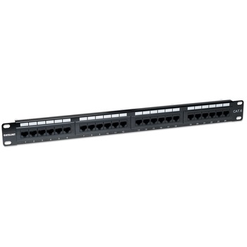 Patch Panel Intellinet 520959 UTP, Categoria 6, 24 de porturi, Conector RJ-45, Negru Patch Panel Intellinet 520959 UTP, Categoria 6, 24 de porturi, Conector RJ-45, Negru