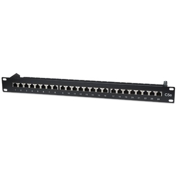 Patch Panel Intellinet 513487 STP, Categoria 5, 24 de porturi, Conector RJ-45, Negru Patch Panel Intellinet 513487 STP, Categoria 5, 24 de porturi, Conector RJ-45, Negru
